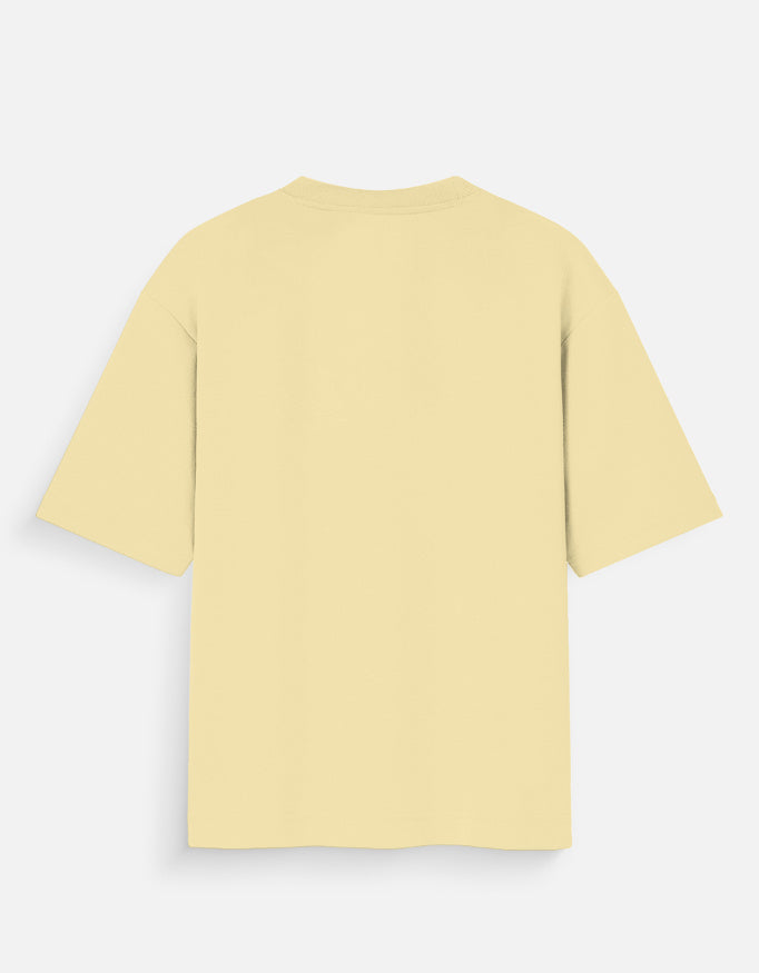Beige Oversized T-shirt I Love Ram