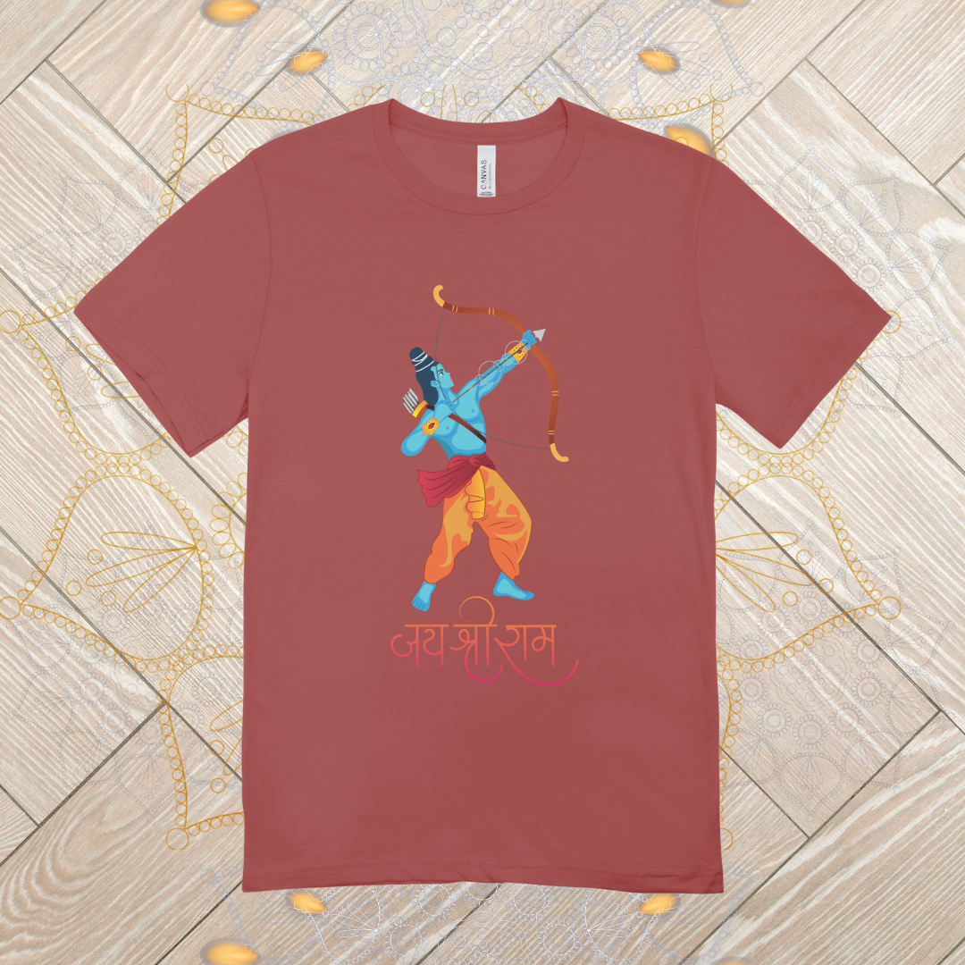 Jai Shri Ram - Cotton Unisex T-Shirt | Tee Cabulary