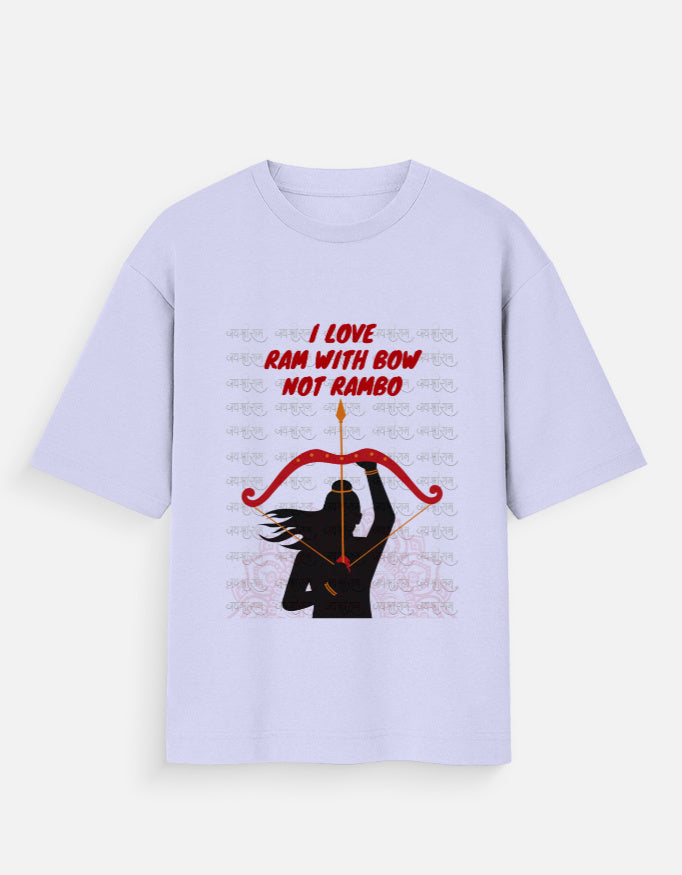 Lavender Oversized T-shirt I Love Ram