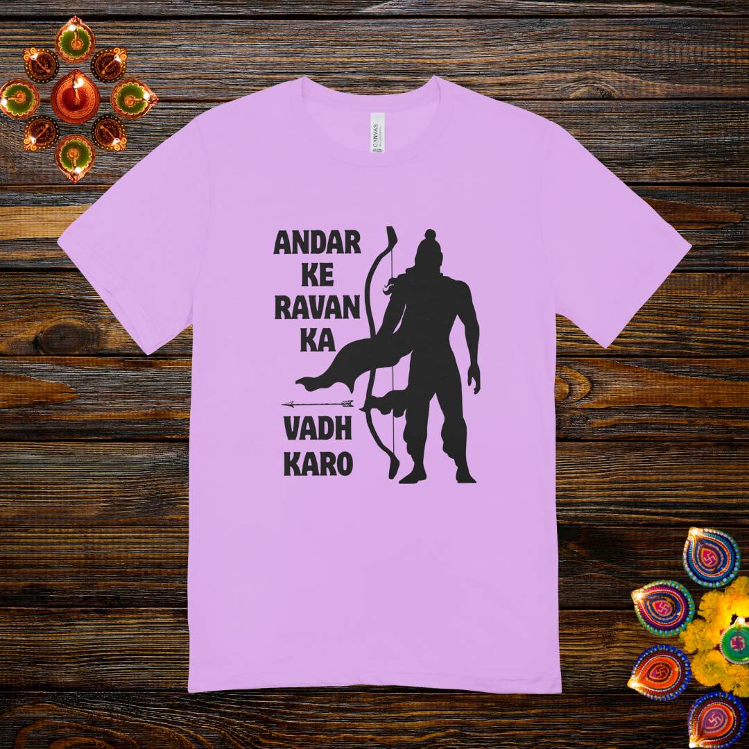 Oversized Ravan Ka Vadh Cotton T-Shirt