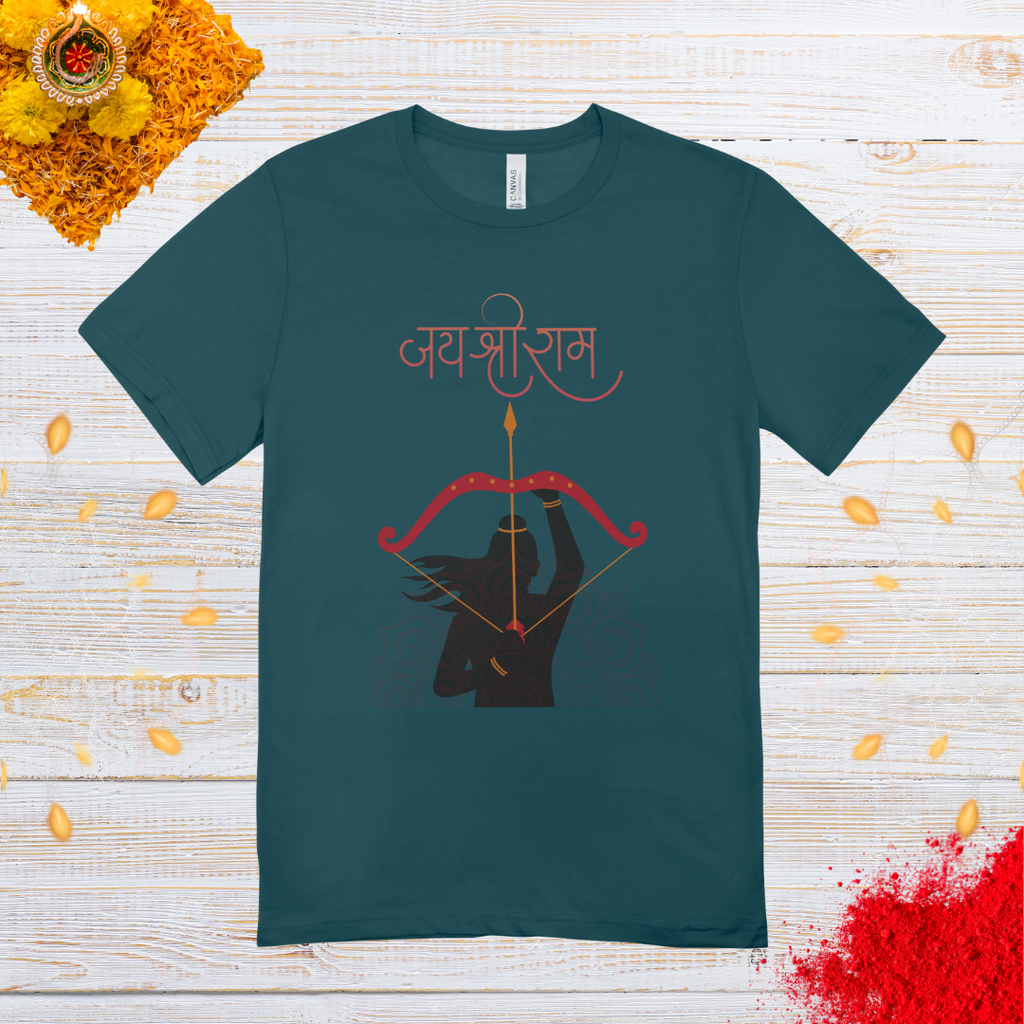 Jai Shri Ram - Cotton Oversized Unisex Stylish T-Shirt | Tee Cabulary